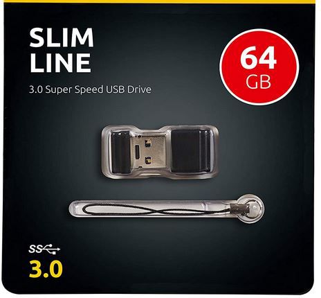Intenso Slim Line   mini USB3 Stick 64GB für 8,99€ (statt 13€)