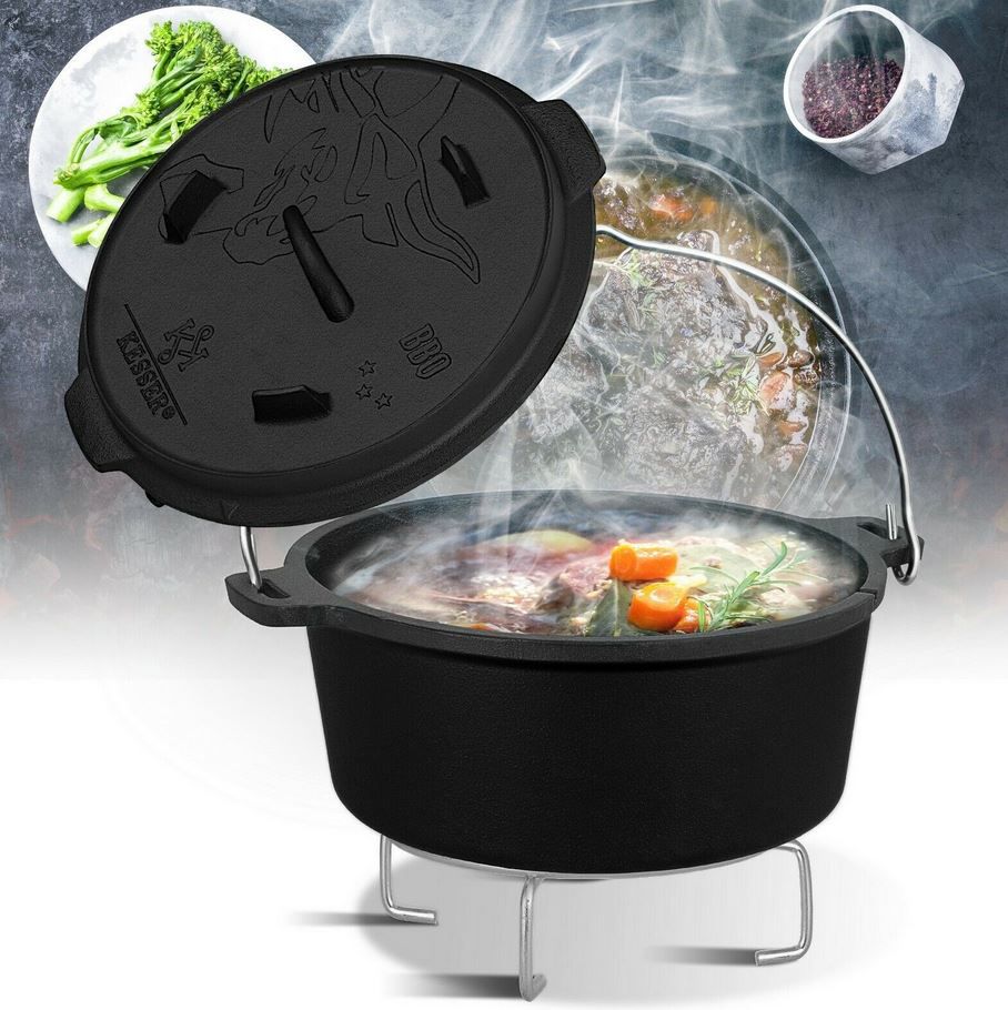 Kesser KEO1625   4,2l Dutch Oven + Zubehör für 29,80€ (statt 50€)