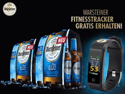 Warsteiner Alkoholfrei 0,0% kaufen   Fitnesstracker gratis erhalten