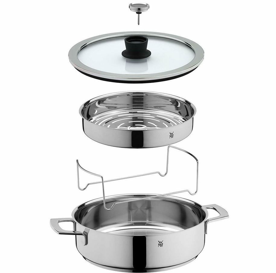 WMF VarioCuisine Dampfgarer & Bräter 5l mit Glasdeckel für 69,99€ (statt 100€)