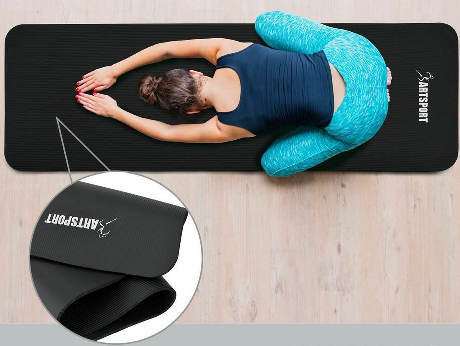 ArtSport Gymnastik  u. Yogamatte rutschfest & gelenkschonend für 9,99€ (statt 20€)