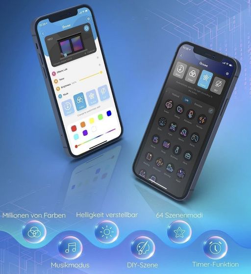Govee 30m LED Streifen RGB mit MusikSync inkl. App für 9,99€ (statt 19€)