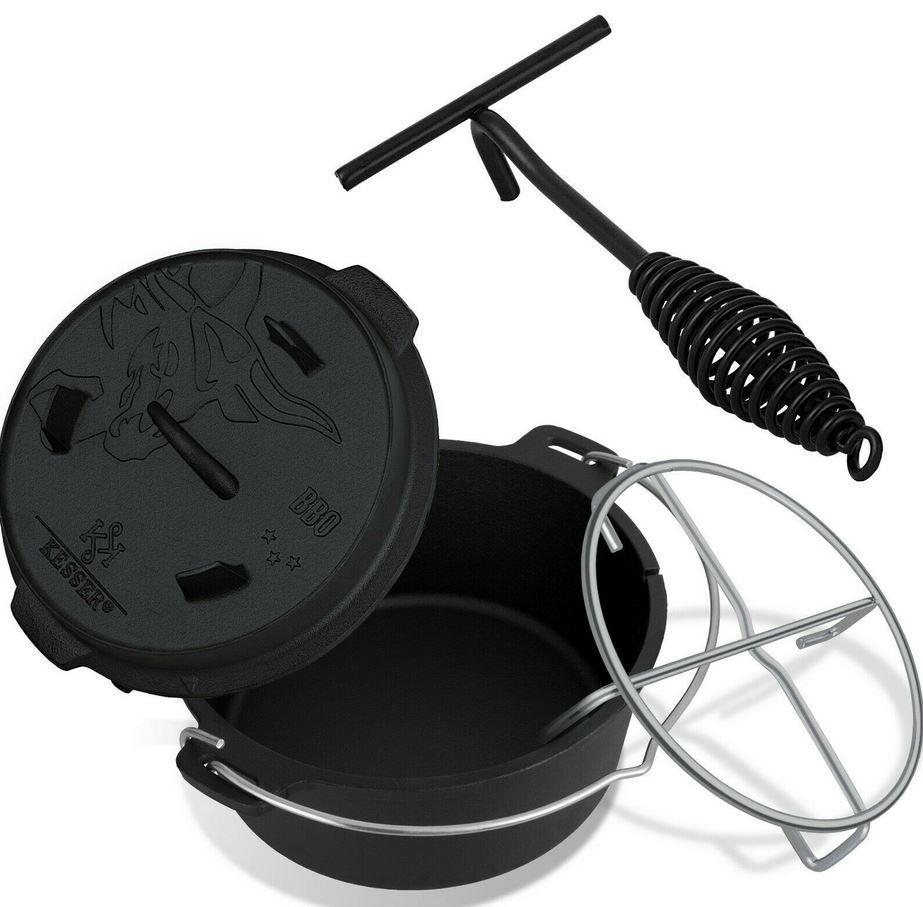 Kesser KEO1625   4,2l Dutch Oven + Zubehör für 29,80€ (statt 50€)