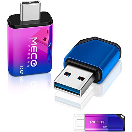 2in1 MECO ELEVERDE USB C & USB 3.0 Stick mit 128GB für 14,99€ (statt 30€)   Prime