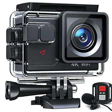 GOVIC AC700 4K / 30fps ActionCam mit EIS Stabilisator & 2 Akkus für 39,59€ (statt 66€)