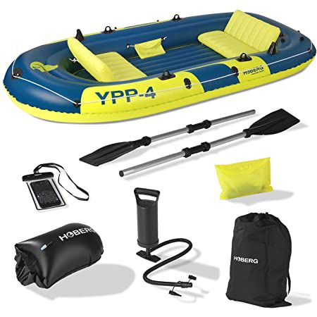 Hoberg Schlauchboot YPP 4 inkl. 2 Sitzbänken, 2 Paddel & Pumpe für 129,90€ (statt 170€)