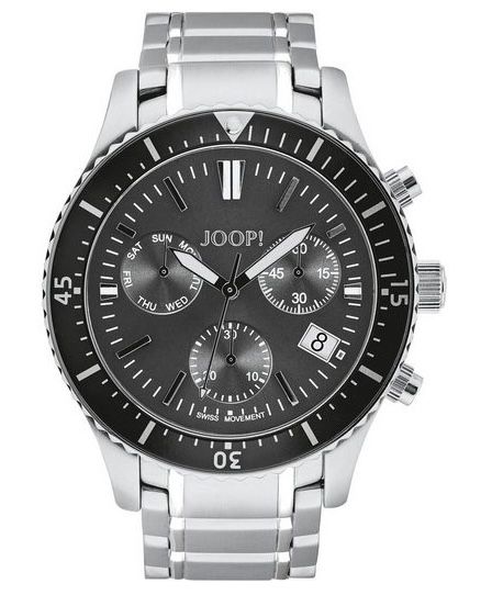 JOOP! Herren Chronograph 2028338 mit Edelstahl Armband und Faltschließe für 263,20€ (statt 330€)