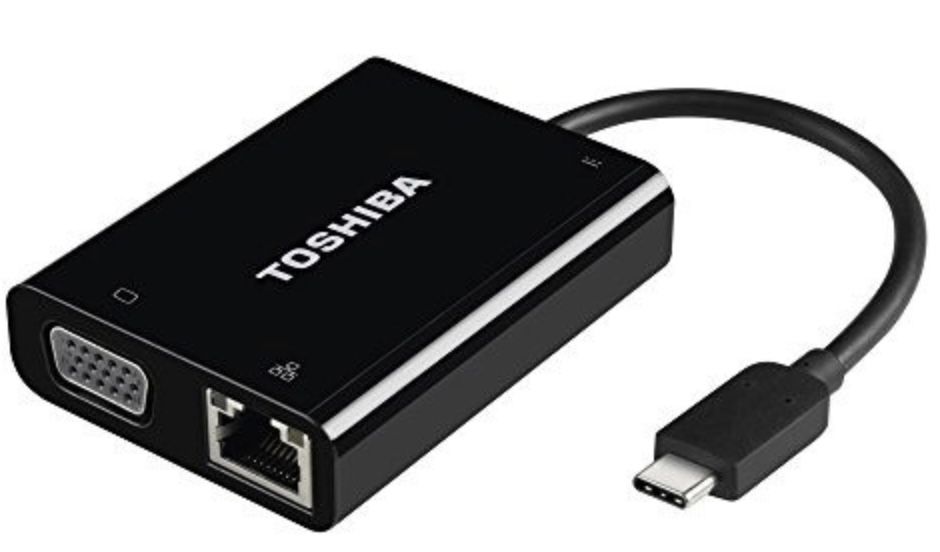 Toshiba ‎PA5273U 1PRP USB C Travel Adapter USB C auf LAN / VGA für 23,80€ (statt 37€)   Prime