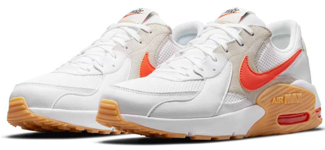 Nike Air Max Excee Sneaker in White/Orange bis Größe 42,5 für 79,95€ (statt 109€)