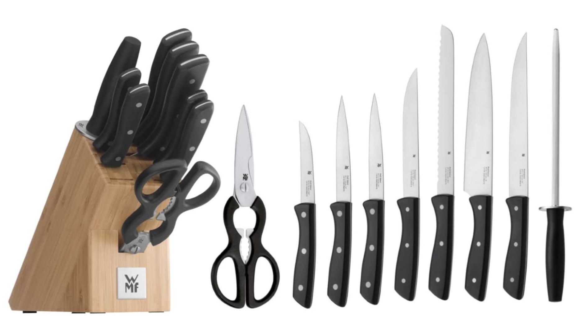 WMF Messerblock Profi Select mit 10 teiligem Messerset für 89,99€ (statt 120€)