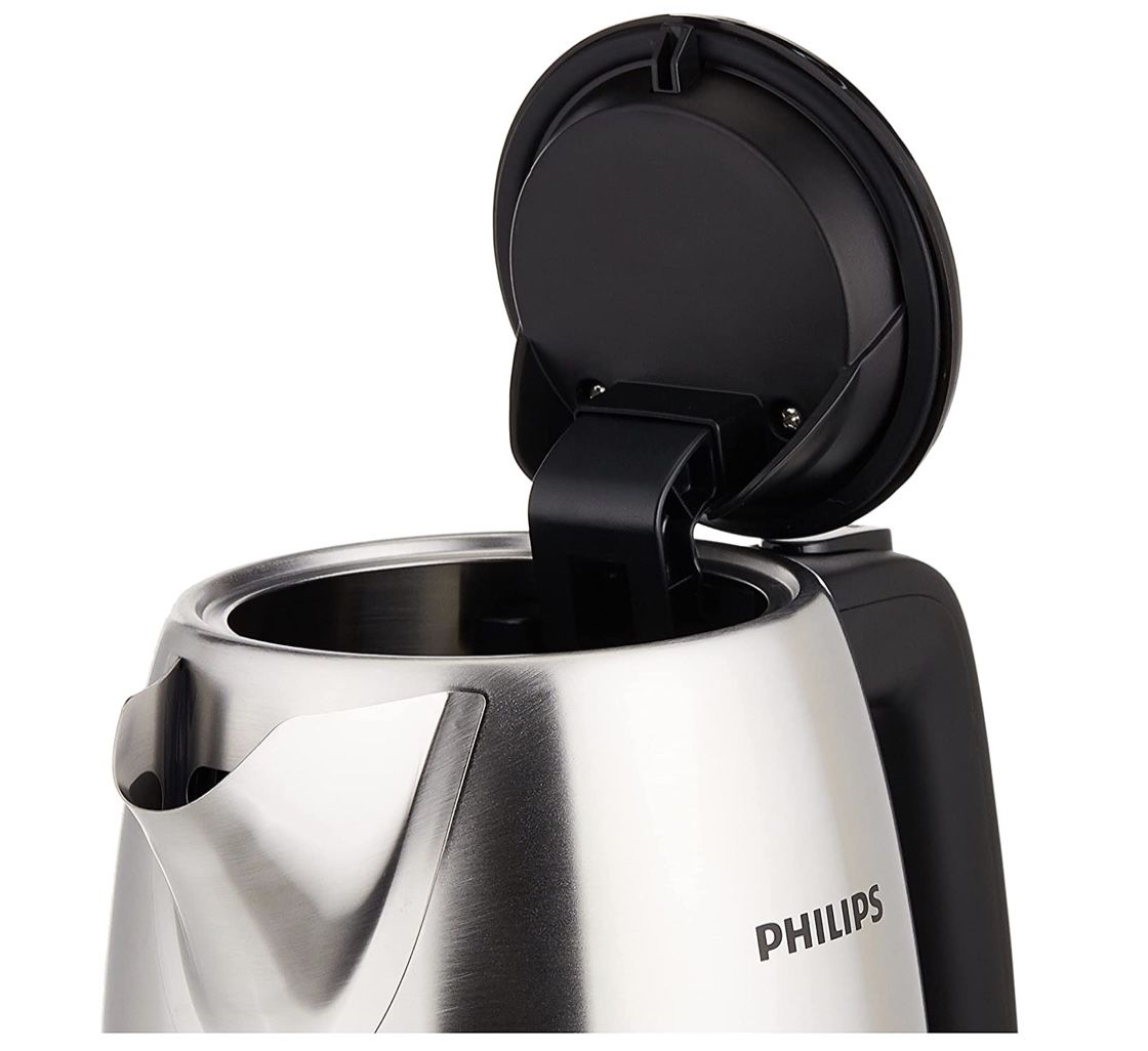 Philips HD9350/90 1.7L Wasserkocher aus Edelstahl, 2.200 W für 32,99€ (statt 37€)