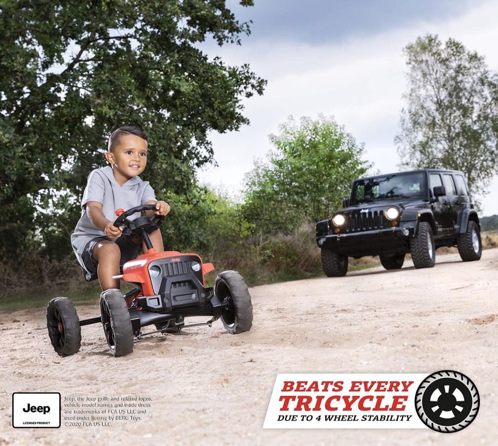 Kinderfahrzeug BERG Pedal Gokart Buzzy JEEP Rubicon für 130,90€ (statt 150€)