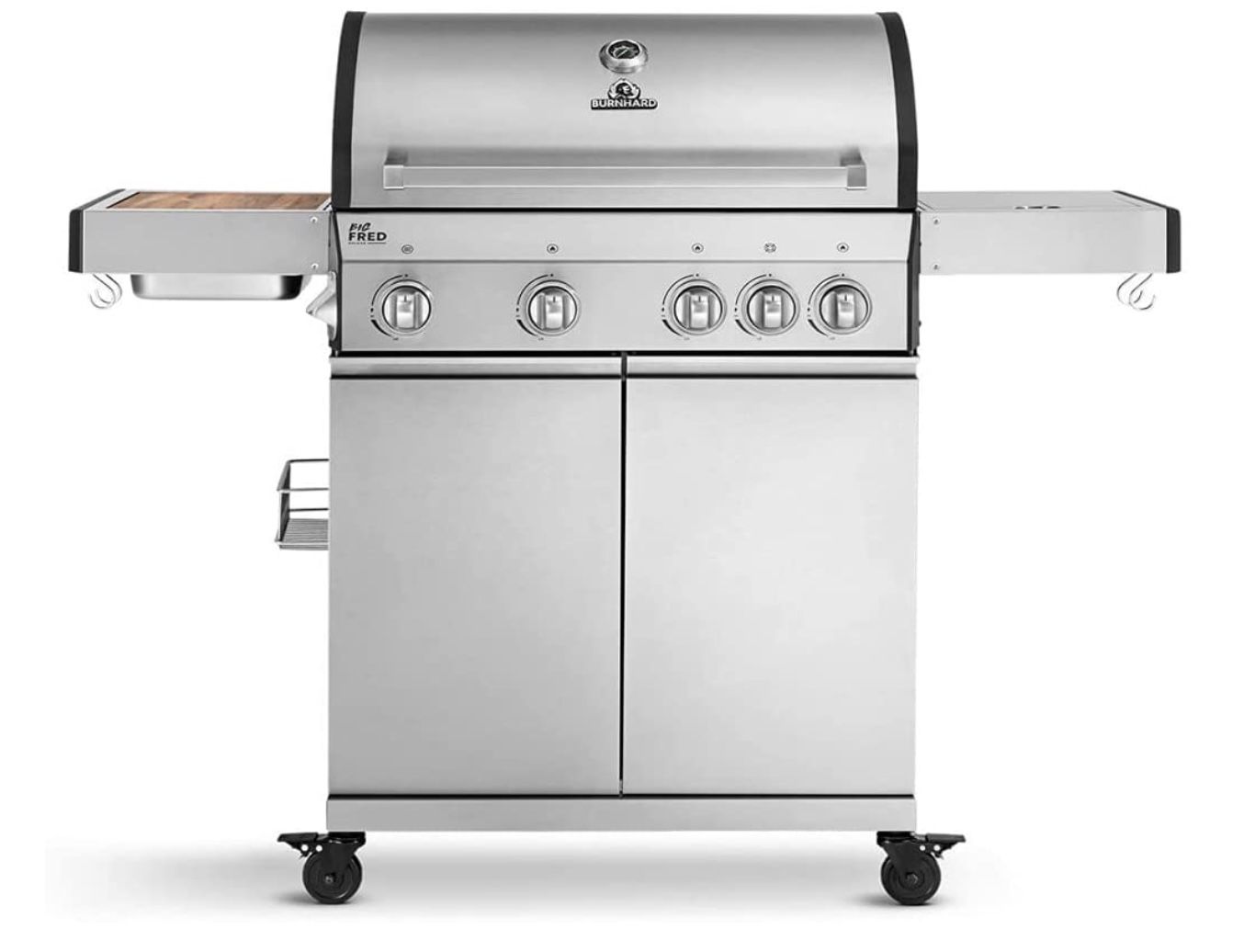 BURNHARD Gasgrill Big Fred Deluxe mit Keramikbrenner & Kochfeld für 561,75€ (statt 705€)