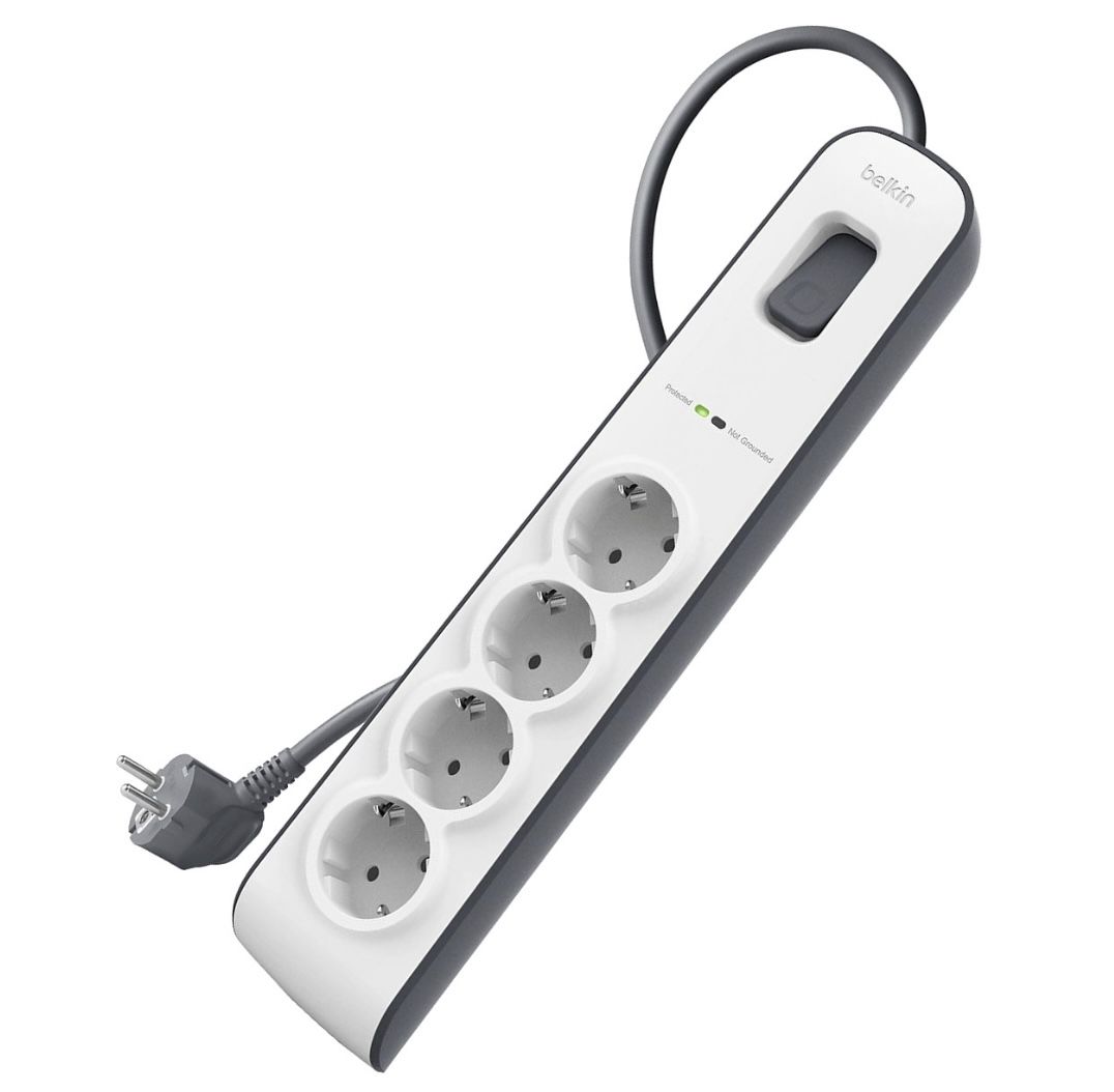 Belkin Surge Plus 4 fach Steckdosenleiste für 9,99€ (statt 19€)