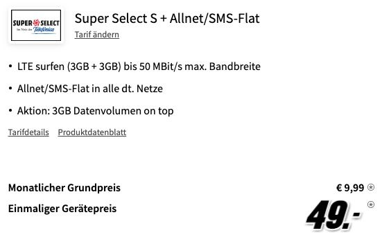 Oppo A74 mit 128GB für 49€ + o2 Allnet Flat mit 6GB LTE für 9,99€ mtl.