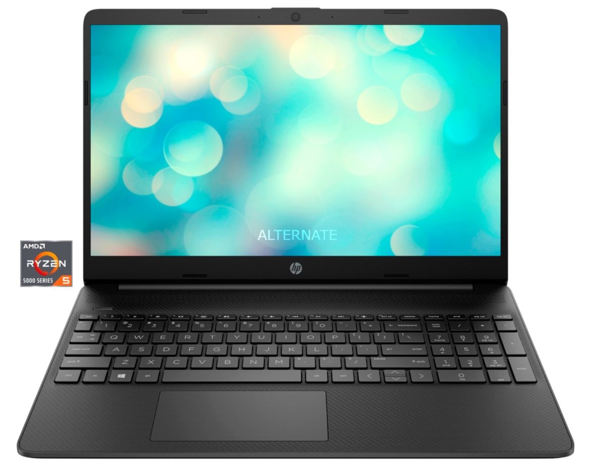 HP 15s eq2152ng   15,6 Zoll Notebook mit Ryzen 5 + 256GB SSD für 379€ (statt 464€)