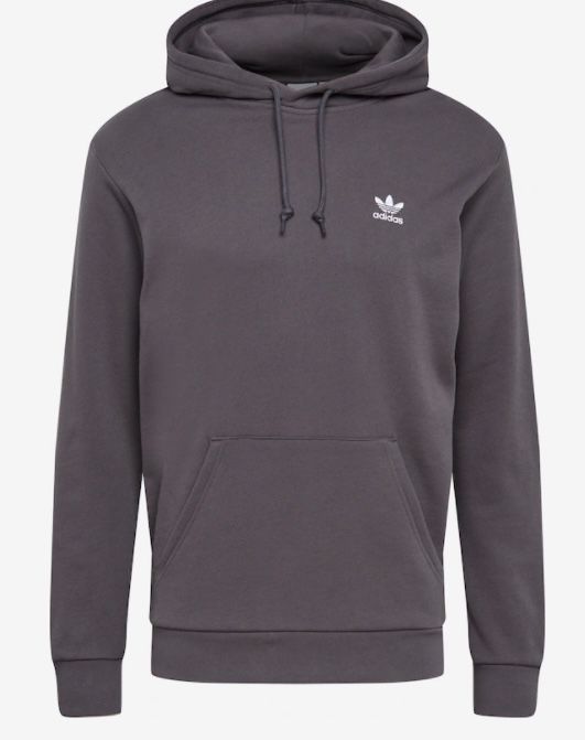 adidas Originals Trefoil Essentials Hoodie in Grau ab 12€ (statt 40€)