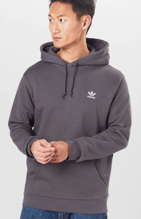 adidas Originals Trefoil Essentials Hoodie in Grau ab 12€ (statt 40€)