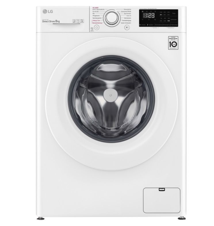 🔥LG F4WV308S0 8kg Waschmaschine mit 1.400 U/Min ab 333,99€ (statt 470€)