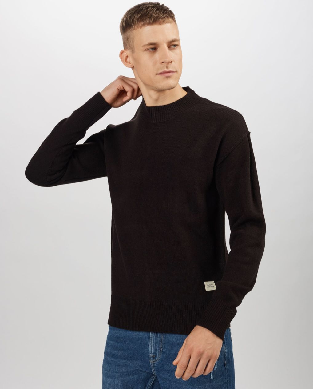 Jack & Jones Rollkragenpullover ROOT in Schwarz für 12,95€ (statt 26€)