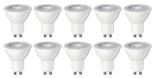 10er Pack Amazon Basics GU10 LED Spots (4,7W, warmweiß) für 10,82€ (statt 18€)   Prime