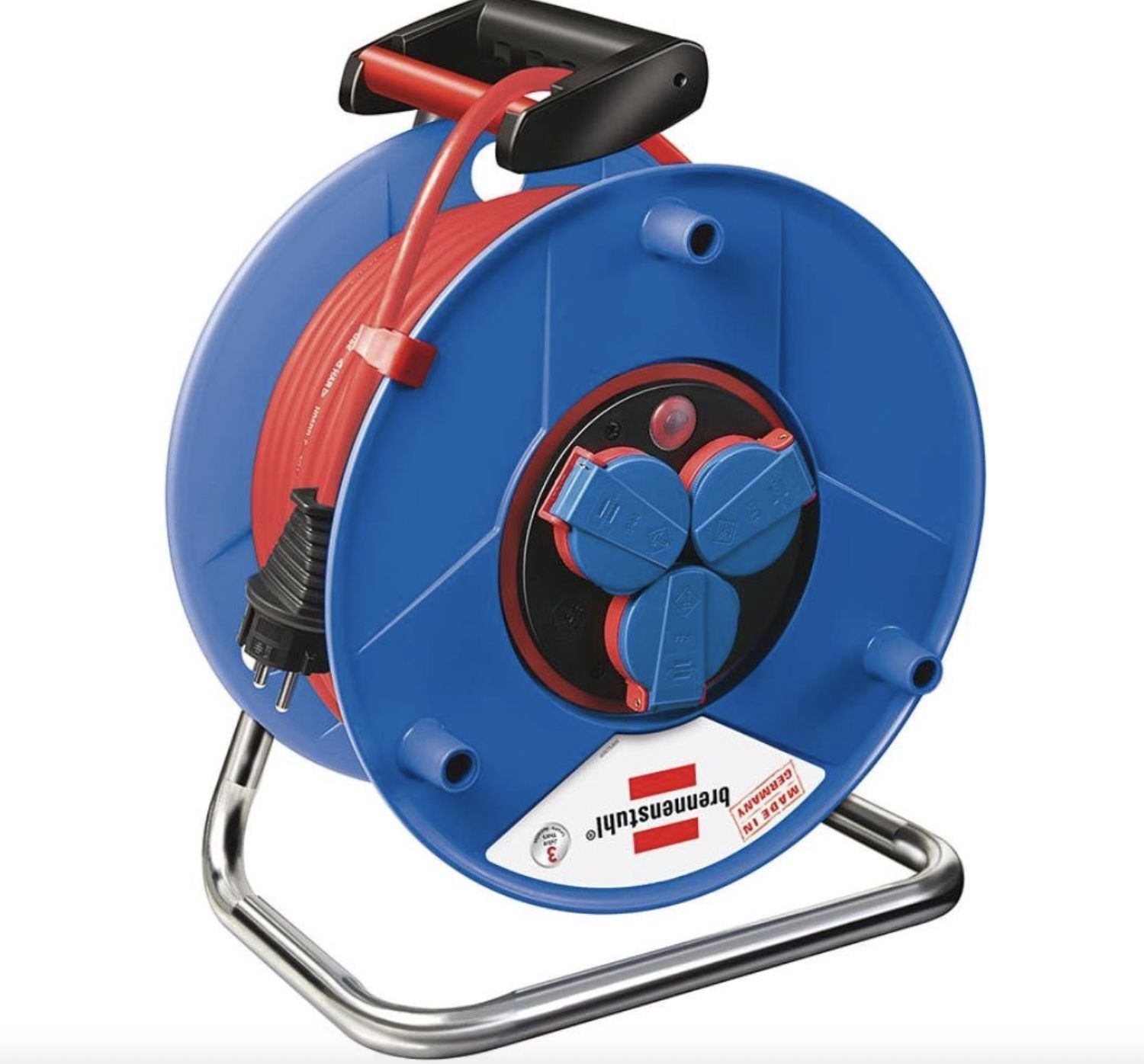 Brennenstuhl 1209920 Garant Bretec 25m Kabeltrommel in Blau/Rot für 41,51€ (statt 51€)