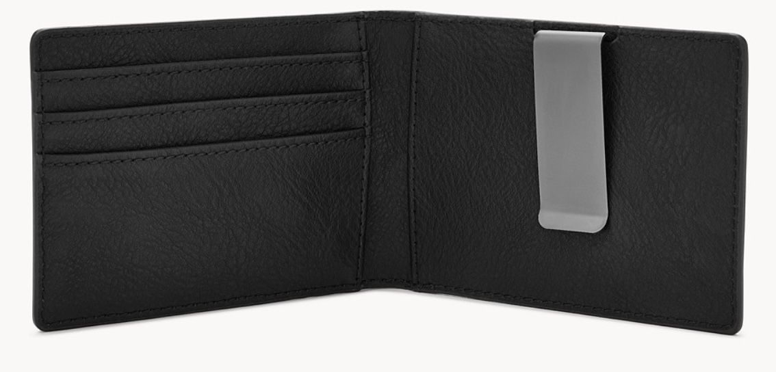 Fossil Herren Geldbörse in Schwarz für 17€ (statt 45€)