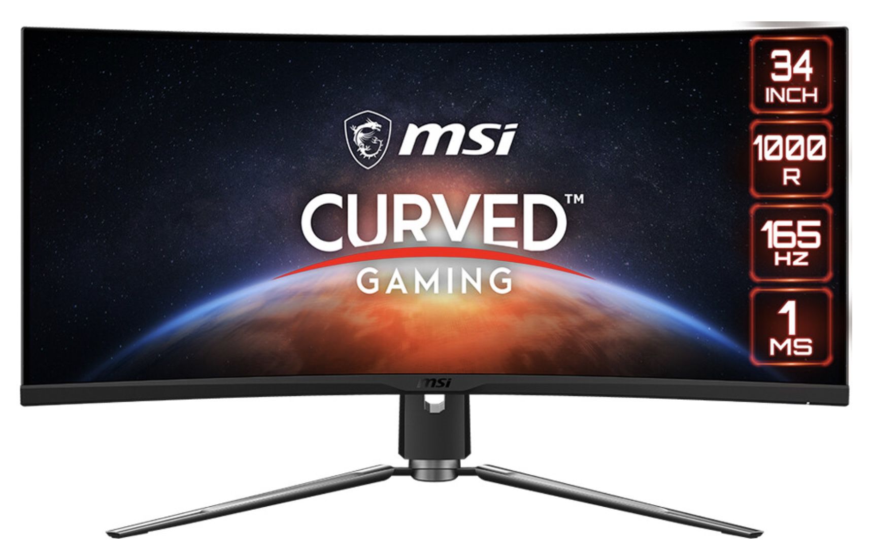 MSI ARTYMIS 343CQRDE   34 Zoll Curved Gaming Monitor für 399€ (statt 440€)