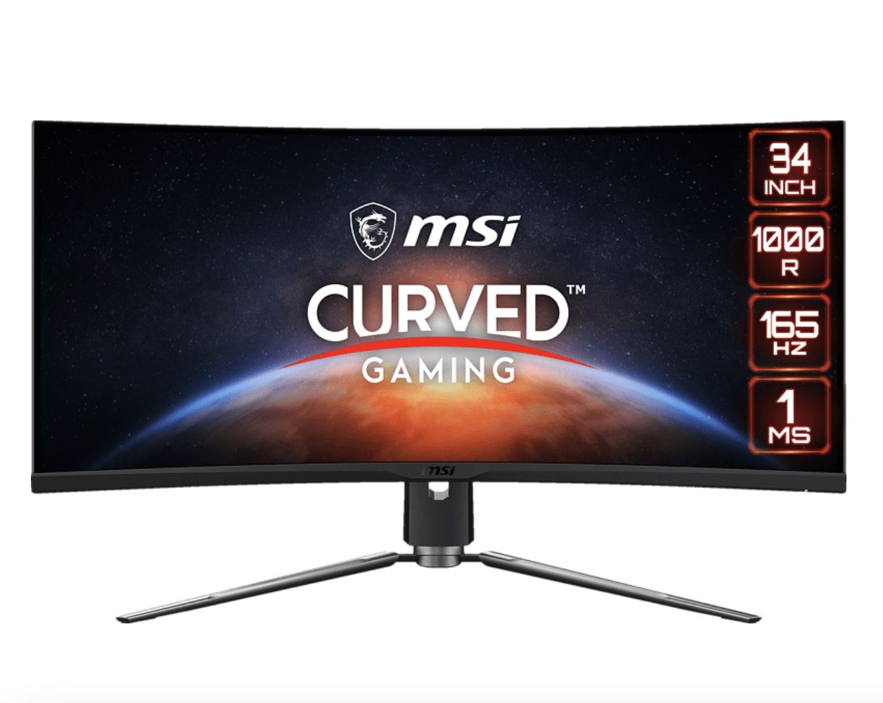 MSI ARTYMIS 343CQRDE – 34 Zoll Curved Gaming Monitor für 399€ (statt 440€)
