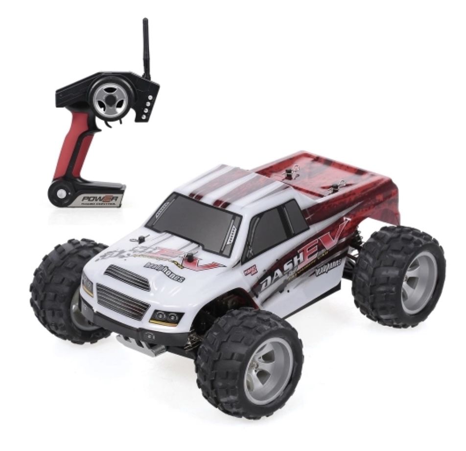 WLtoys Auto A979 B 2.4G 70km/h Big Foot Truck RC Crawler RTR für 52,13€ (statt 72€)