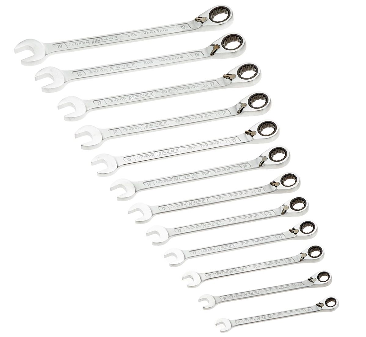HAZET 606N/12 Knarren Ring Maulschlüssel Satz für 192,12€ (statt 207€)