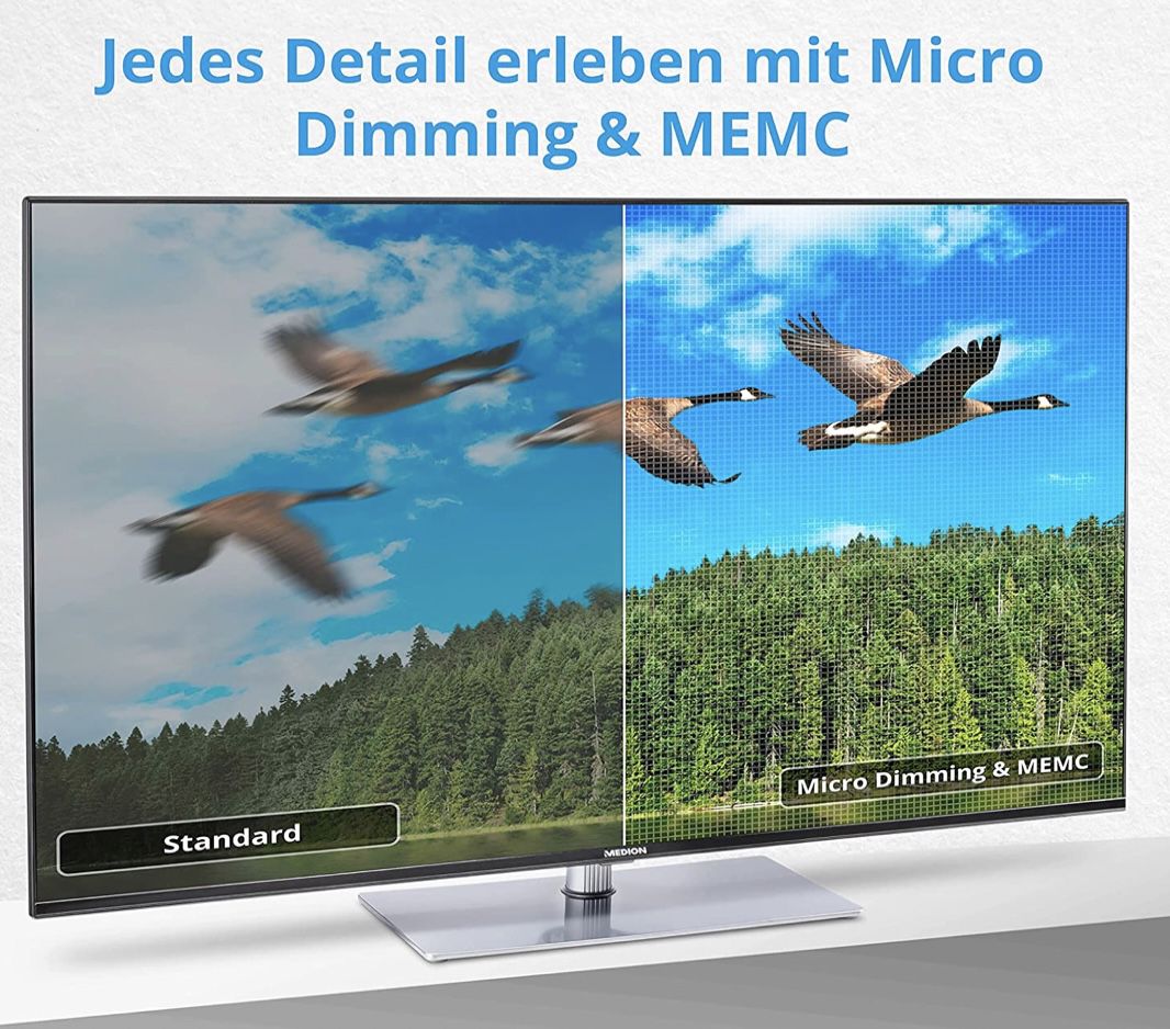 Medion X14360   43 Zoll UHD Fernseher für 279€ (statt 380€)