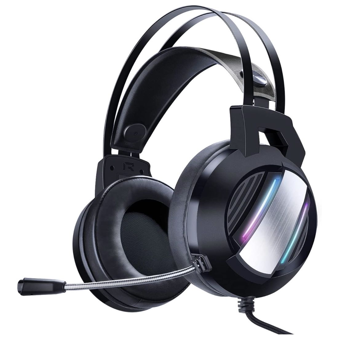 ShinePick 3.5mm Gaming Headset mit Mikrofon und LED Licht für 9,99€ (statt 20€)   Prime