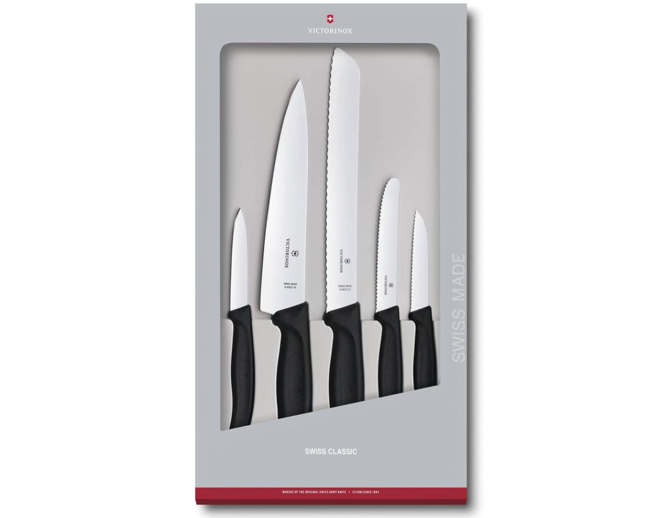 Victorinox Swiss Classic 5-teilige Küchengarnitur in Schwarz für 54,99€ (statt 71€)
