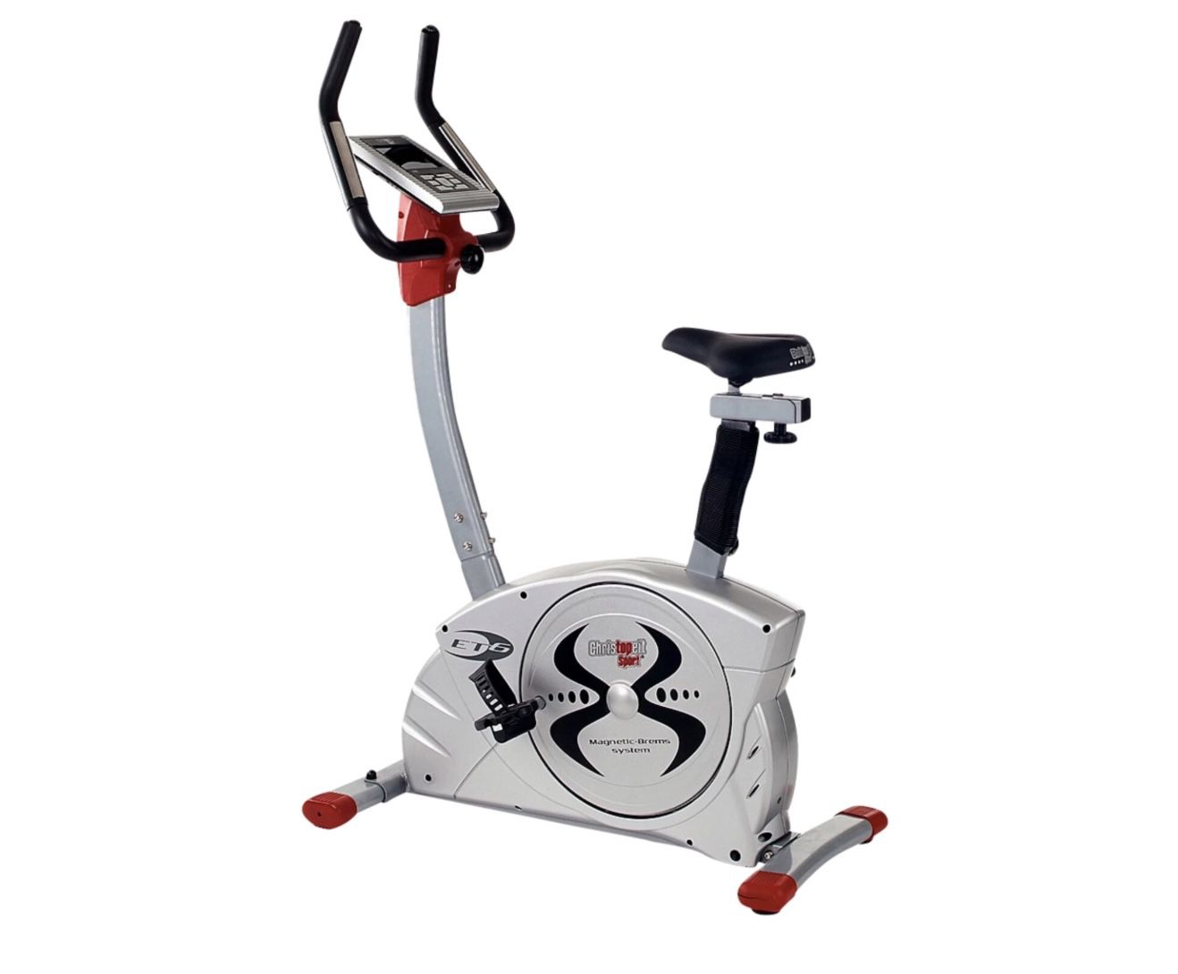 Christopeit Ergometer ET 6 in Silber/Rot für 362,90€ (statt 455€)