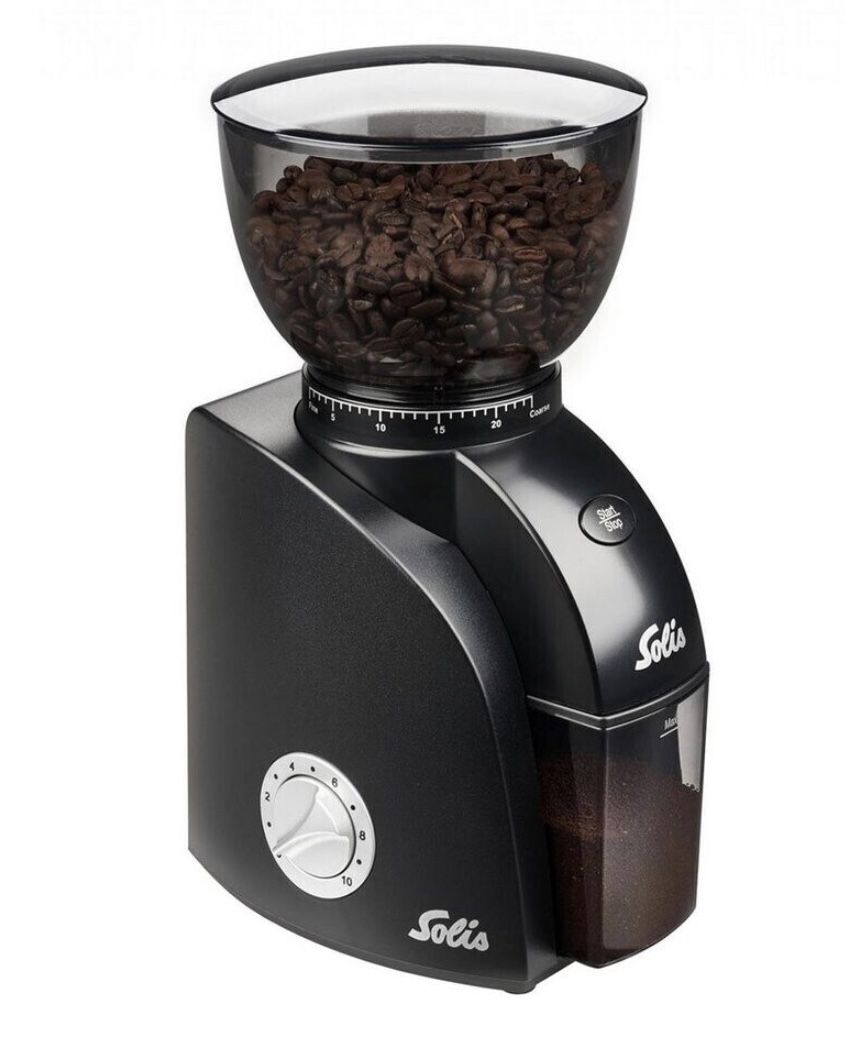 Solis Scala Zero Static Kaffeemühle in Schwarz für 89,90€ (statt 115€)