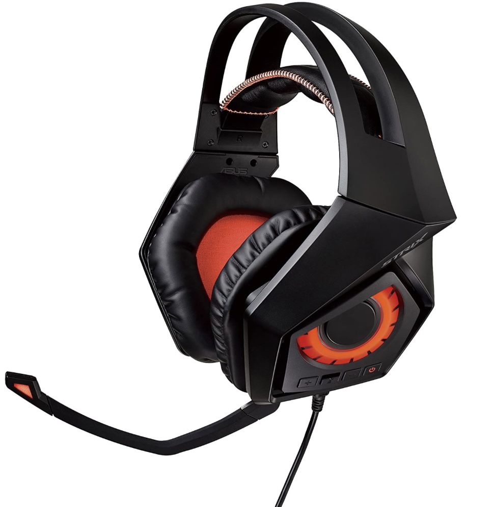 Asus ROG Strix Gaming Headset in Schwarz/Rot für 79,99€ (statt 119€)