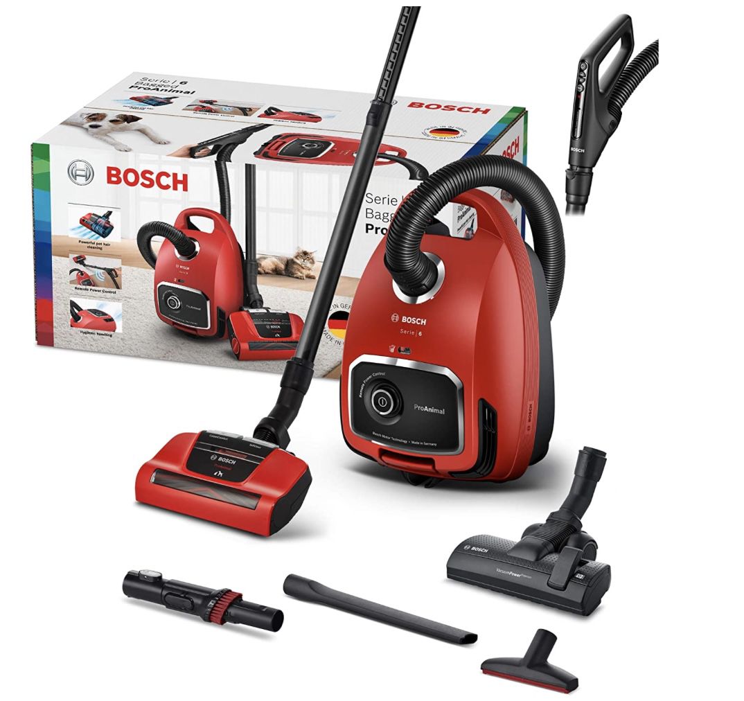 Bosch BGL6TPET ProAnimal Serie 6 Staubsauger mit Beutel für 199,99€ (statt 264€)