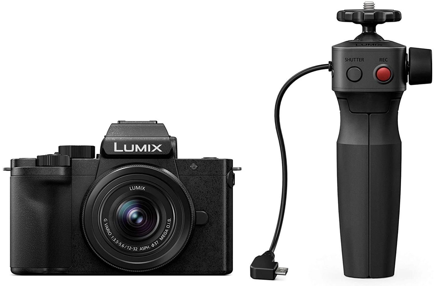 Panasonic Lumix DC G110VEG K Systemkamera mit 20 MP und 12 60mm Objektiv + DMW SHGR1 Handgriff für 503,85€ (statt 619€)