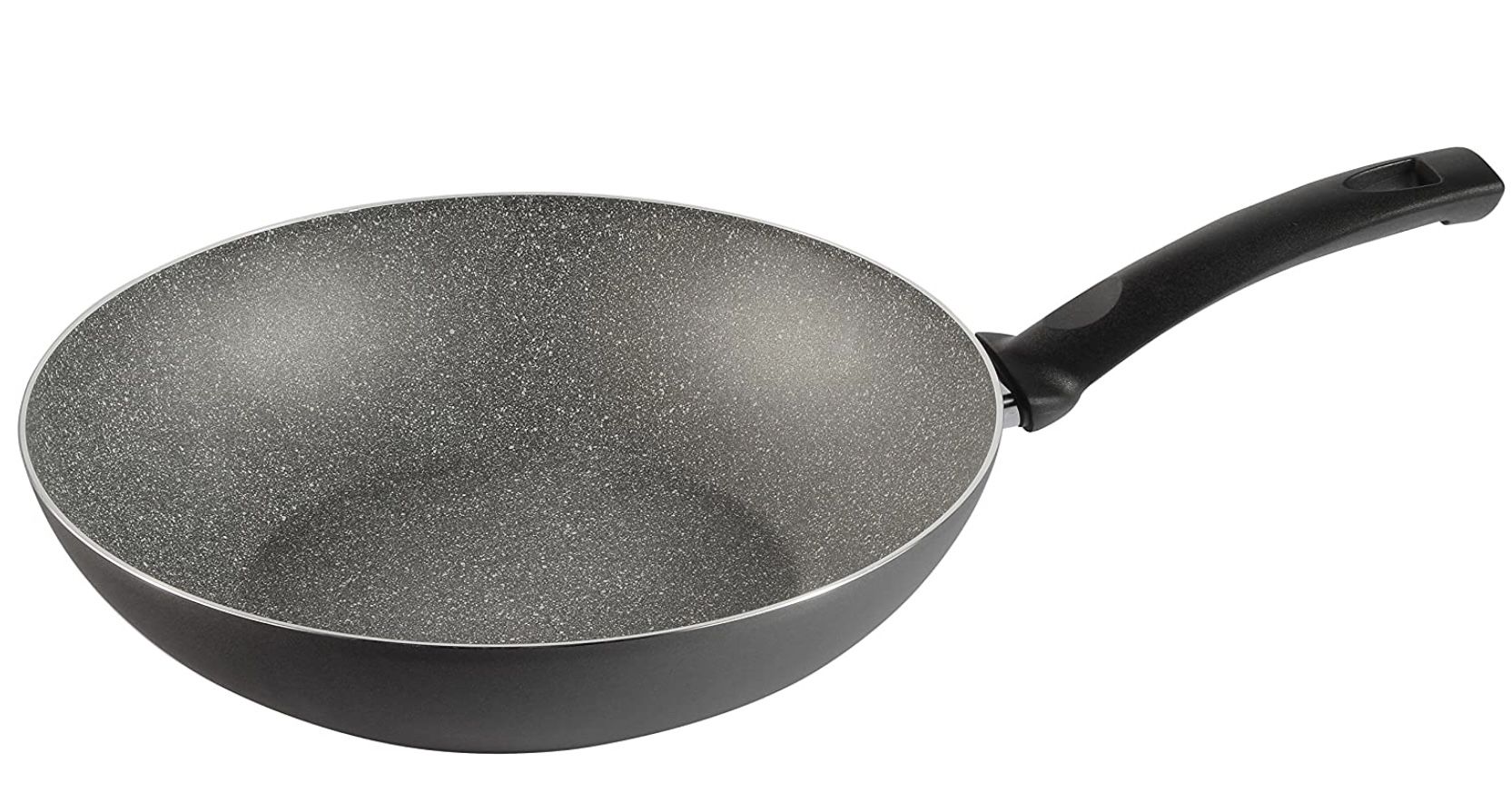 Ballarini Lucca Granitium antihaftbeschichtete Wok Pfanne mit Ø28cm in Grau für 24,99€ (statt 34€)   Prime