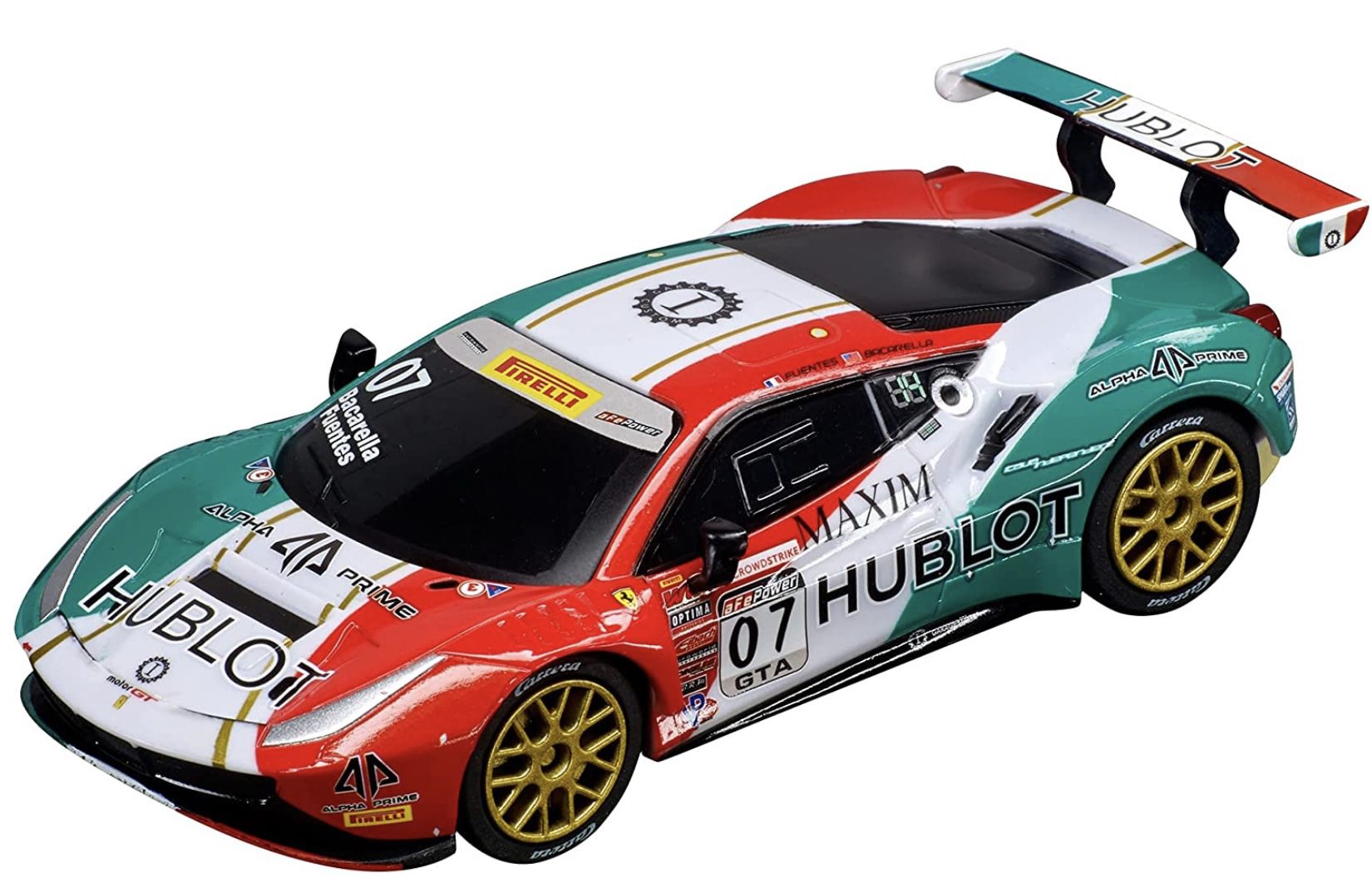 Carrera GO!!! Ferrari 488 GT3 Squadra Corse Garage Italia No.7 Rennauto für 15,44€ (statt 21€)   Prime