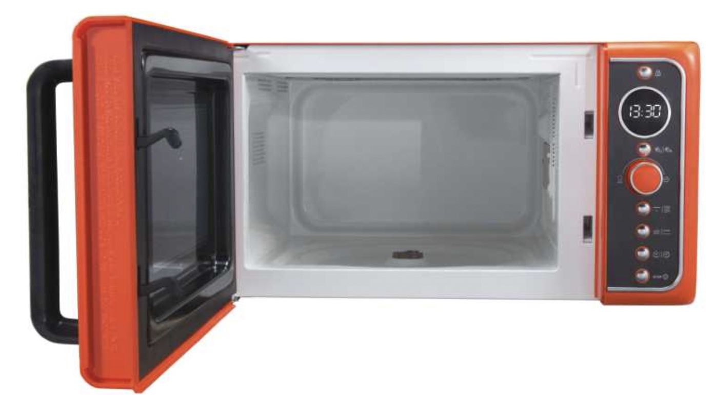 Candy DIVO G25CO 25L Mikrowelle mit Grillfunktion mit 900W in Orange für 85,55€ (statt 116€)