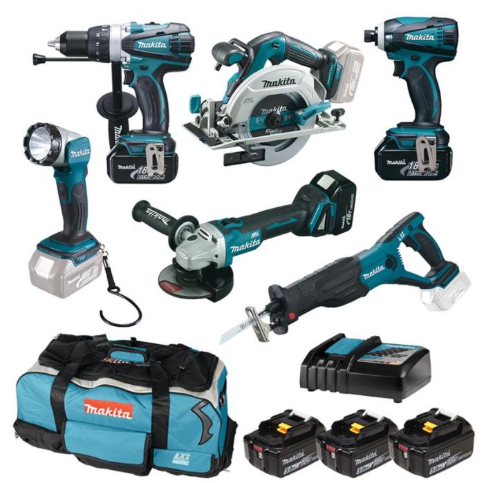 Großes Makita Akku Set inkl. 3x 5Ah BL1850B Akkus für 749,95€ (statt 883€)