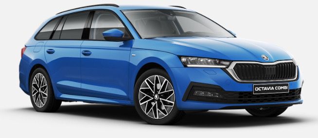 Gewerbe: Skoda Octavia Combi iV 1.4 mit 204PS in Energy Blau für 68€ mtl. netto – LF 0,29