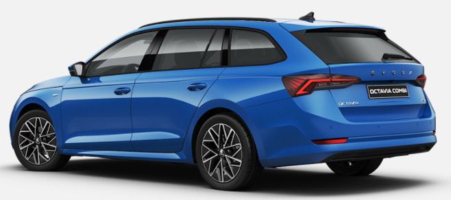 Gewerbe: Skoda Octavia Combi iV 1.4 mit 204PS in Energy Blau für 68€ mtl. netto – LF 0,29