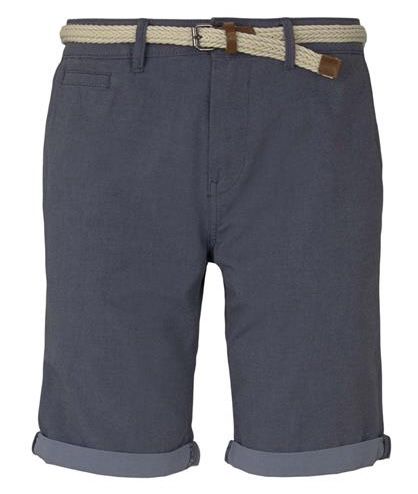 3er Pack Tom Tailor Denim Chino Shorts mit Gürtel für 50€ (statt 72€)