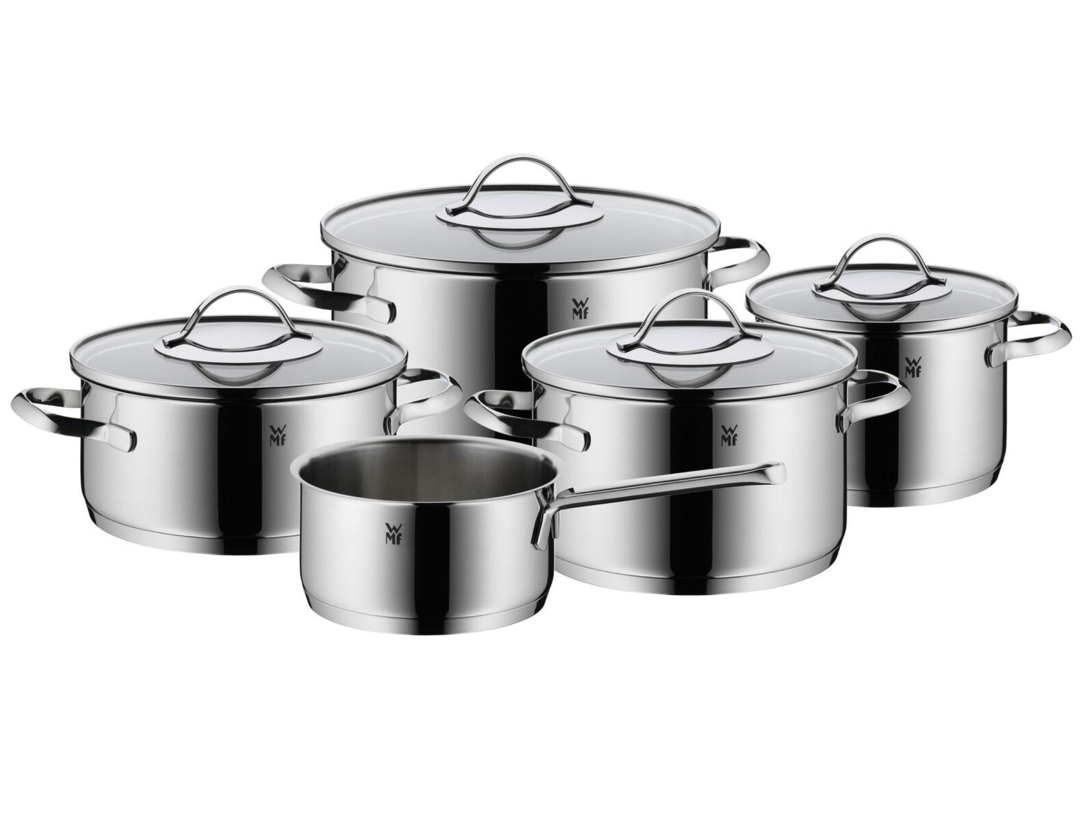 🥘 WMF Aparto 5-teiliges Kochgeschirr-Set aus Cromargan Edelstahl für 119,99€ (statt 153€)