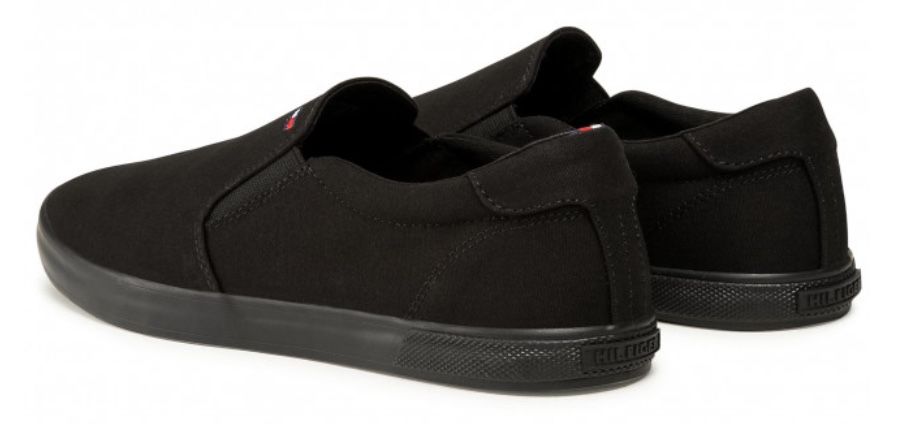 Tommy Hilfiger Harlow 2D Slipper in Schwarz für 40€ (statt 60€)