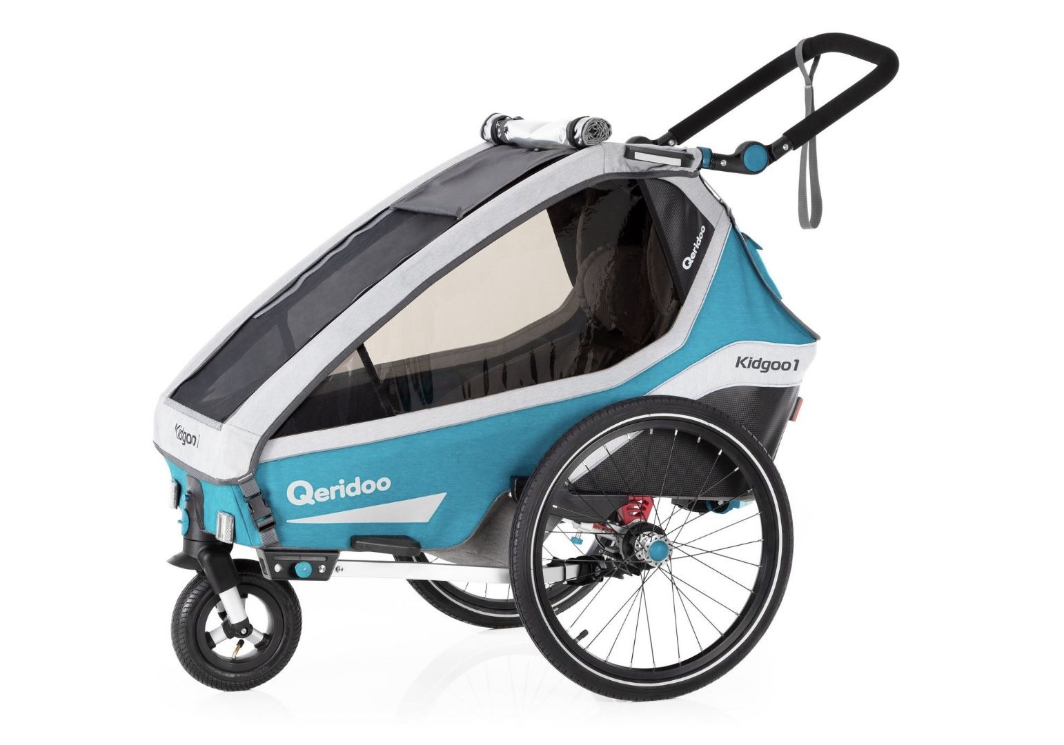 Qeridoo KidGoo1 (2020) Fahrradanhänger für 297,13€ (statt 445€)