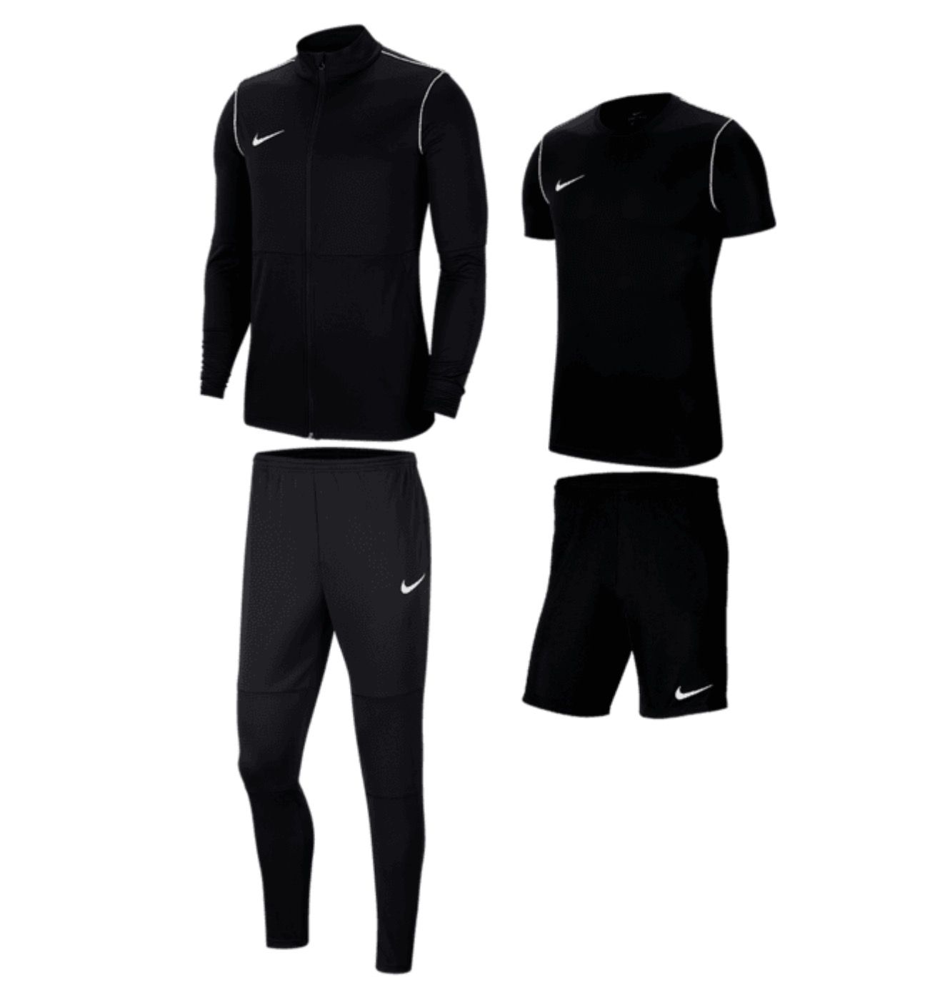 Nike Park 20 Trainings Set (Jacke, Shirt, Short, Hose) für 49,97€ (statt 67€)